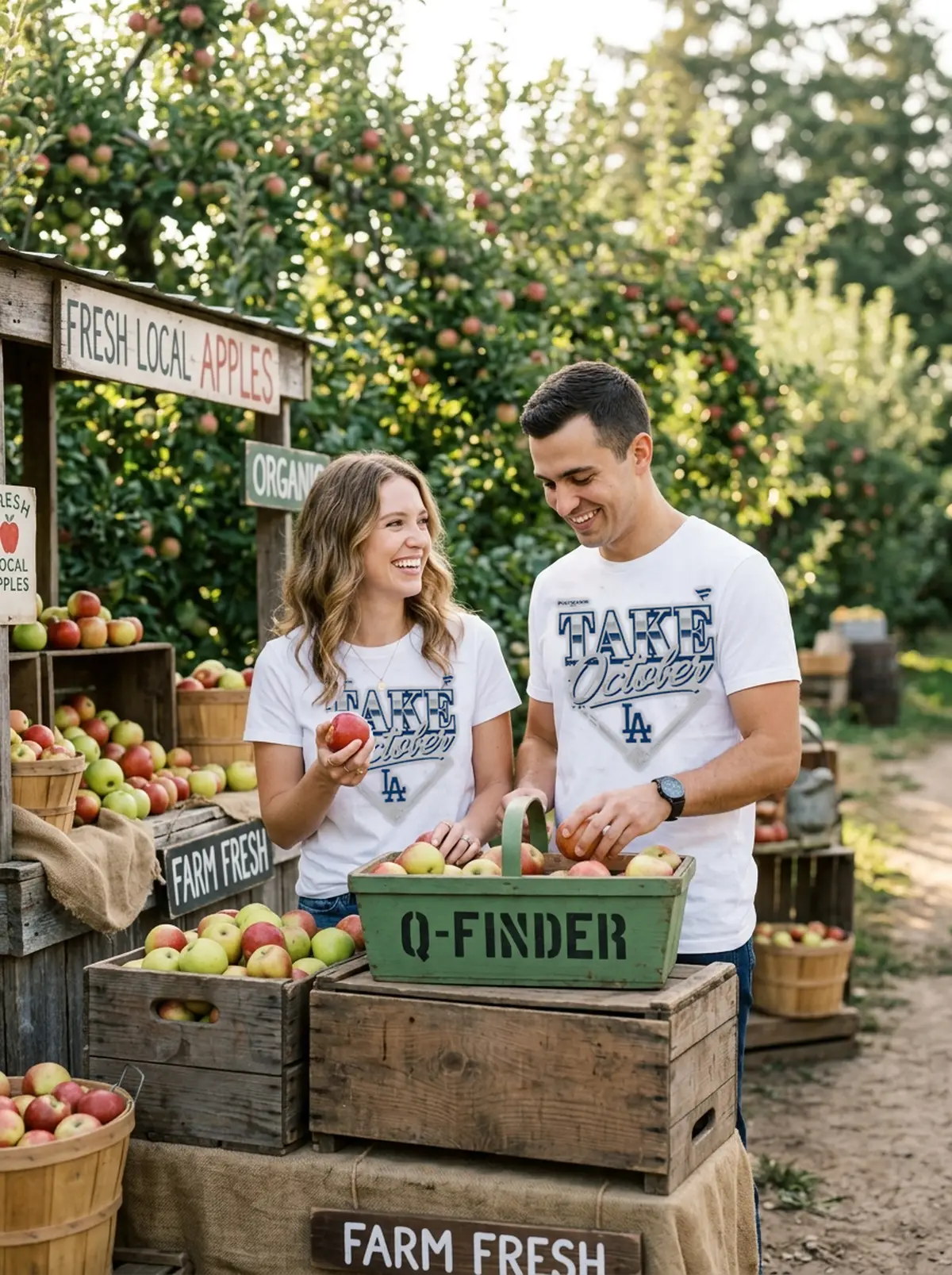 los angeles dodgers 2026 mlb di white tshirt farmers market couple los angeles dodgers 2026 mlb di white tshirt farmers market couple