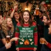 merry christmas except my ex petty sarcastic breakup christmas sweater