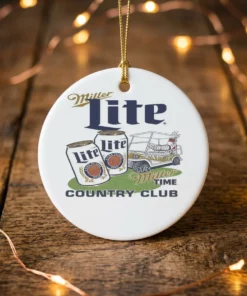Miller Time Country Club Miller Lite T-Shirt - Lifestyle Model Mockup