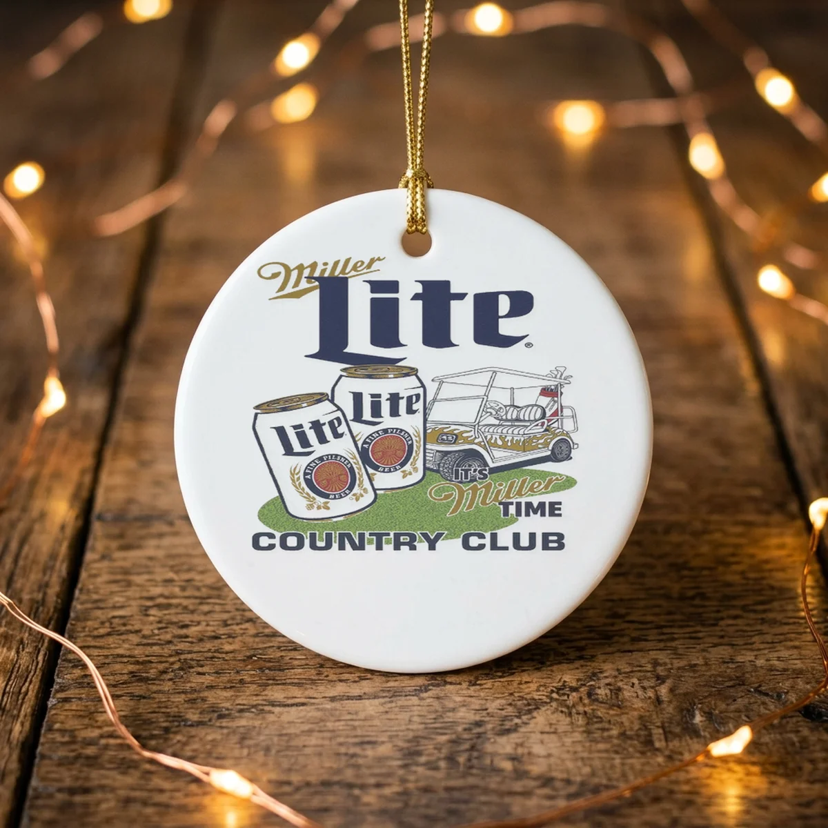 Miller Time Country Club Miller Lite T-Shirt - Design Preview