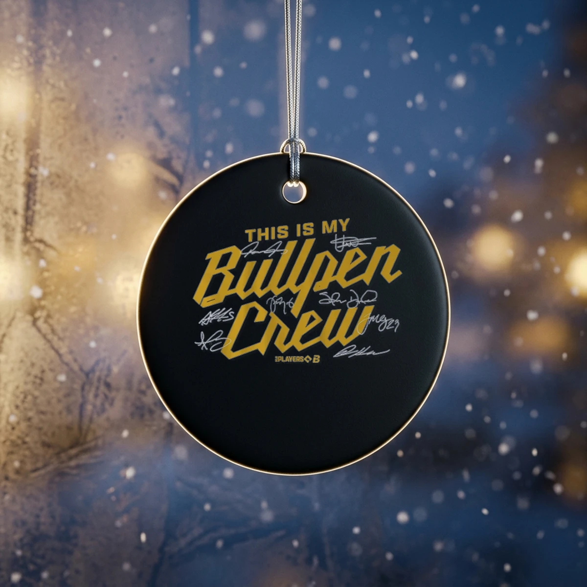 milwaukee baseball this is my bullpen crew ornament Milwaukee Baseball This Is My Bullpen Crew Shirt - Back or Alternative Angle Mockup