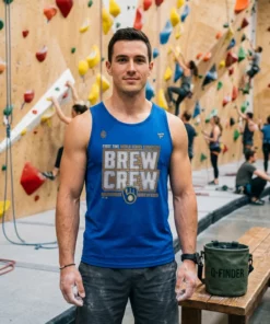 Milwaukee Brewers 2026 World Series Champions Brew Crew T-Shirt - Close-up Graphic Detail Mockup