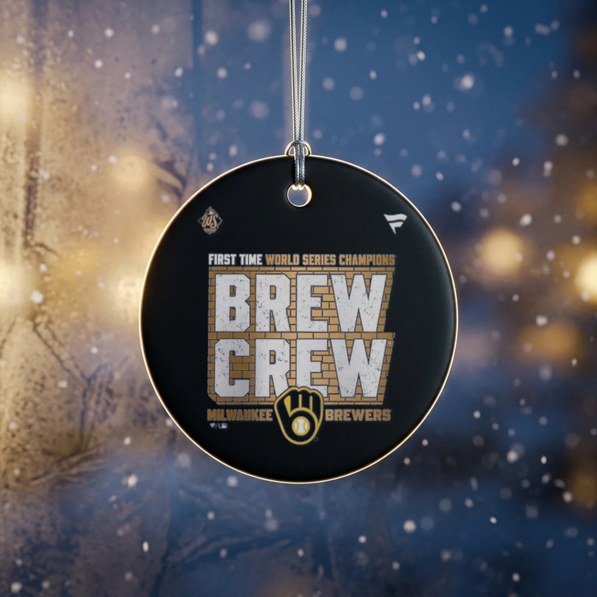 milwaukee brewers 2026 world series champions brew crew ornament Milwaukee Brewers 2026 World Series Champions Brew Crew T-Shirt - Back or Alternative Angle Mockup