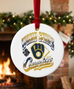 Milwaukee Brewers 2026 World Series Champions Cold Run T-Shirt - Lifestyle Model Mockup
