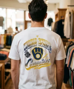 Milwaukee Brewers 2026 World Series Champions Cold Run T-Shirt - Front View Main Mockup