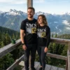 milwaukee brewers vs los angeles dodge black tshirt overlook couple