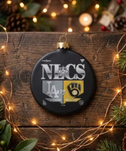 milwaukee brewers vs los angeles dodgers 2026 nation black ornament