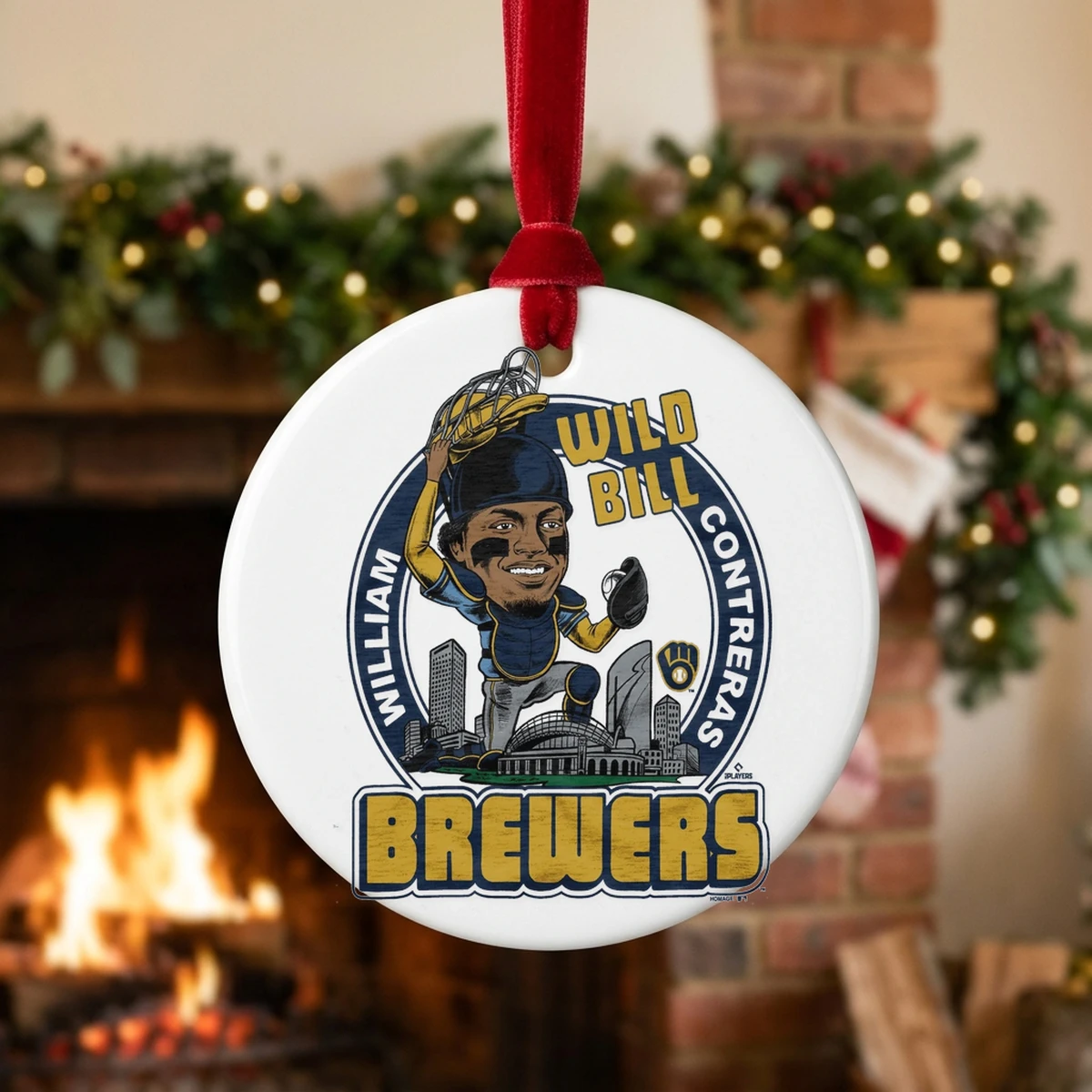 Milwaukee Brewers William Contreras T-Shirt - Design Preview