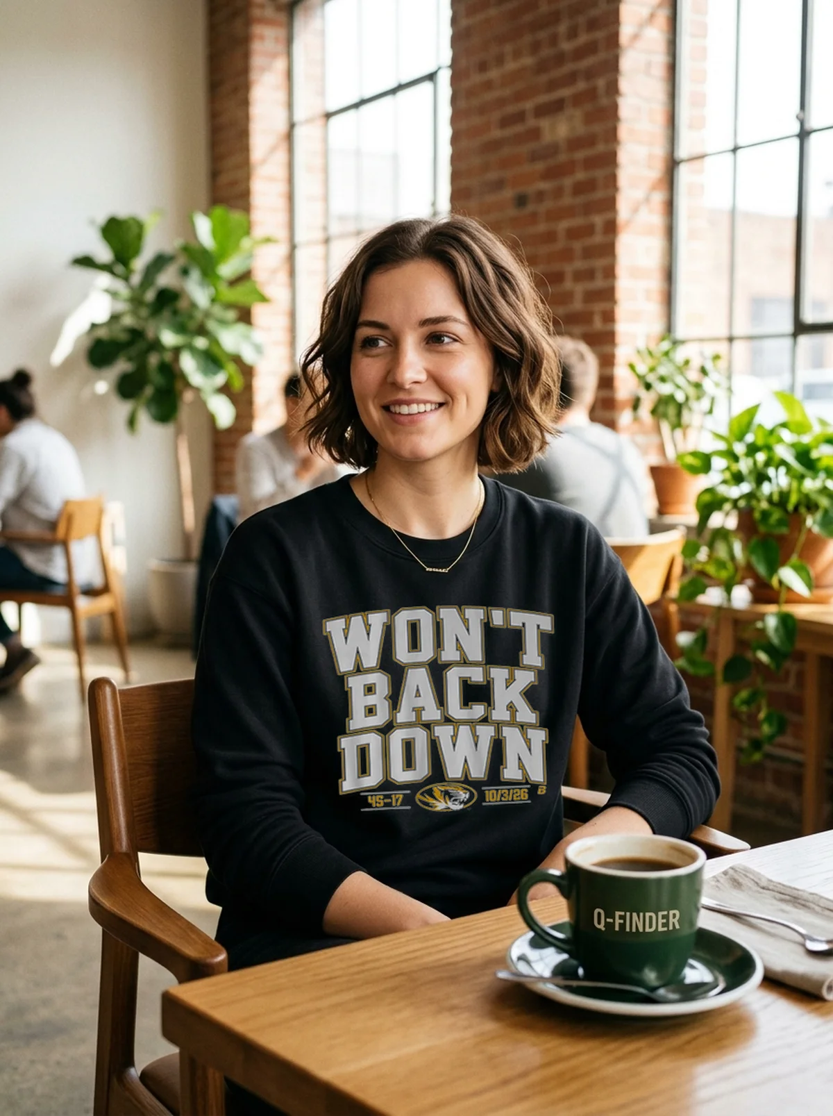 missouri football won t back down black sweatshirt artisan cafe missouri football won t back down black sweatshirt artisan cafe