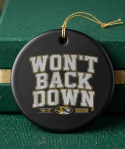 missouri football won t back down ornament