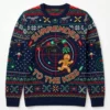 mistletoe drone aerial pursuit ugly christmas sweater 1