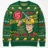 mistletoe helmet full contact kissing ugly christmas sweater 1