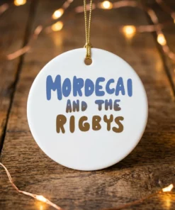 mordecai and the rigbys ornament