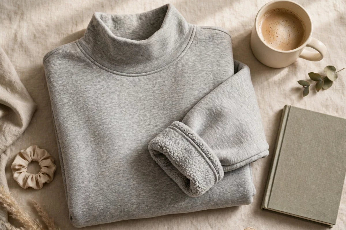 mother mock neck sweatshirt