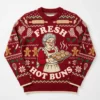 mrs claus thirst trap baking kitchen ugly christmas sweater 1