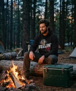 munetaka murakami feelin 100 black hoodie campfire twilight
