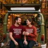 my parents gave me the wrong tism i wanted nepo but i got au red tshirt campervan tailgate couple