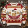 My Sourdough Starter Named Bob Is Family Ugly Christmas Sweater - Front View Main Mockup