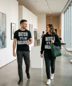 nathan fuckin mackinnon bitch it s an avalanche black tshirt museum gallery couple