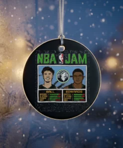 NBA Jam Timberwolves Ball And Edwards Shirt - Back or Alternative Angle Mockup