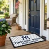 new york yankees pinstripe pride bronx bombers welcome mat mockup 2