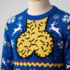 novelty adult humor christmas ugly jumper naughty reindeer holiday party crewneck sweater 1