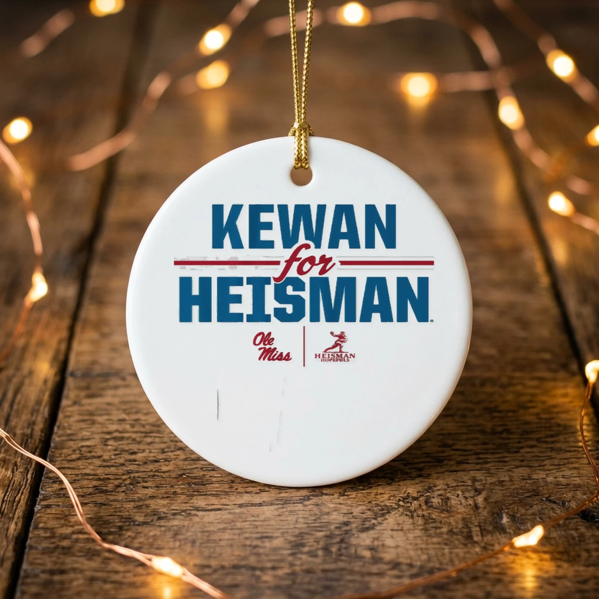 Ole Miss Football Kewan Lacy For Heisman Shirt - Design Preview