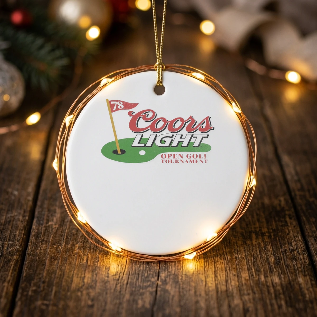 Open Golf Tournament Coors Light T-Shirt - Design Preview