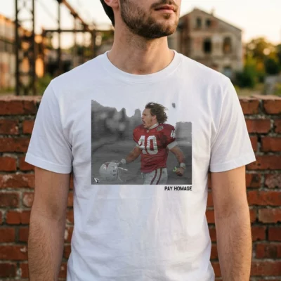 Pat Tillman Pay Homage Shirt - Front View Main Mockup