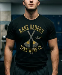 Rake Bauers Yard Work Co Shirt Ornament - Back or Alternative Angle Mockup