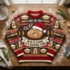 Rise And Shine Crusty Sourdough Boule Ugly Christmas Sweater - Front View Main Mockup