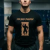RUN THROUGH BRICK WALL FOR BEN JOHNSON Shirt - Front View Main Mockup