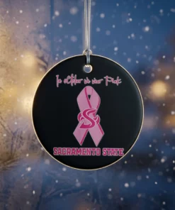 sacramento state hornets football in october we wear pink ornament