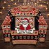 Santa Red String Conspiracy Detective Board Ugly Christmas Sweater - Front View Main Mockup