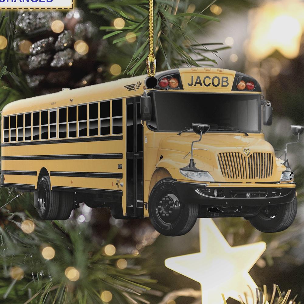 school bus driver transportation keepsake christmas tree hanging ornament 1 school bus driver transportation keepsake christmas tree hanging ornament 1