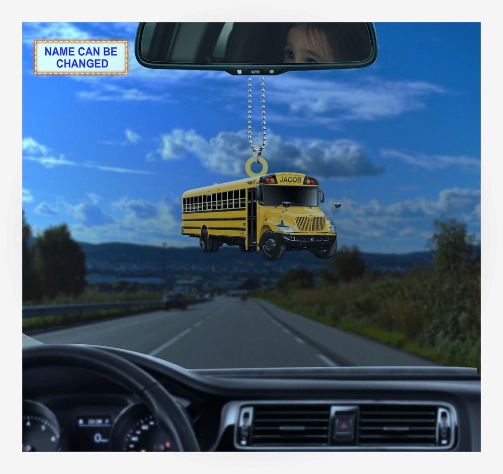 school bus driver transportation keepsake christmas tree hanging ornament 3 school bus driver transportation keepsake christmas tree hanging ornament 3