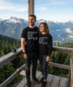 sean burke this is my life black tshirt overlook couple