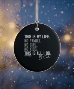 sean burke this is my life ornament