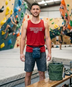 sebastian aho appreciation red tanktop climbing gym