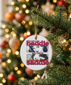 Sometimes A Baddie Gets A Little Saddie Shirt - Lifestyle Model Mockup