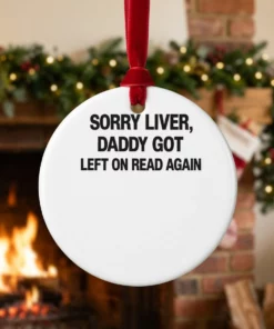 Sorry Liver, Daddy Got Left On Read Again T-Shirt - Lifestyle Model Mockup
