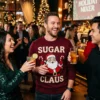 sugar claus cash money rich daddy sarcastic gag christmas sweater