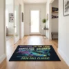 Tampa Bay Devil Rays 90s Retro Gradient Manta Ray Welcome Doormat - Front View Main Mockup