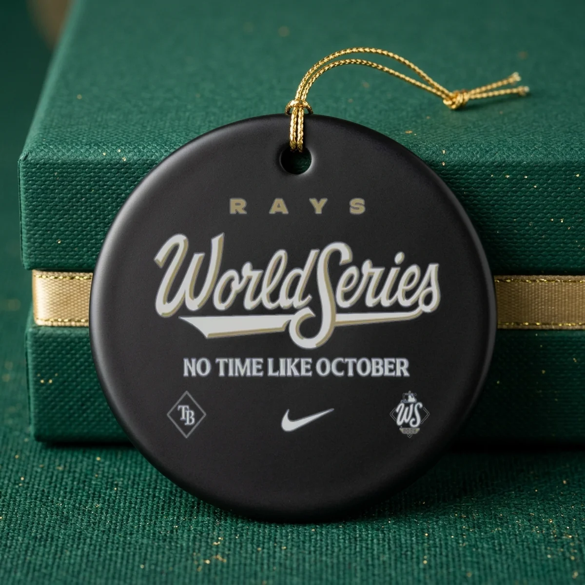tampa bay rays 2026 world series authentic collection cotton ornament Tampa Bay Rays 2026 World Series Authentic Collection Cotton T-Shirt - Back or Alternative Angle Mockup