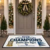 Tampa Bay Rays 2026 World Series Champions Official Locker Room Welcome Doormat - Front View Main Mockup
