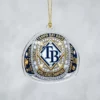 Tampa Bay Rays Finally Put A Ring On It 2026 World Series Acrylic Ornament - Front View Main Mockup