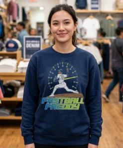 TB Rays Freddy Peralta Fastball Freddy Shirt - Close-up Graphic Detail Mockup