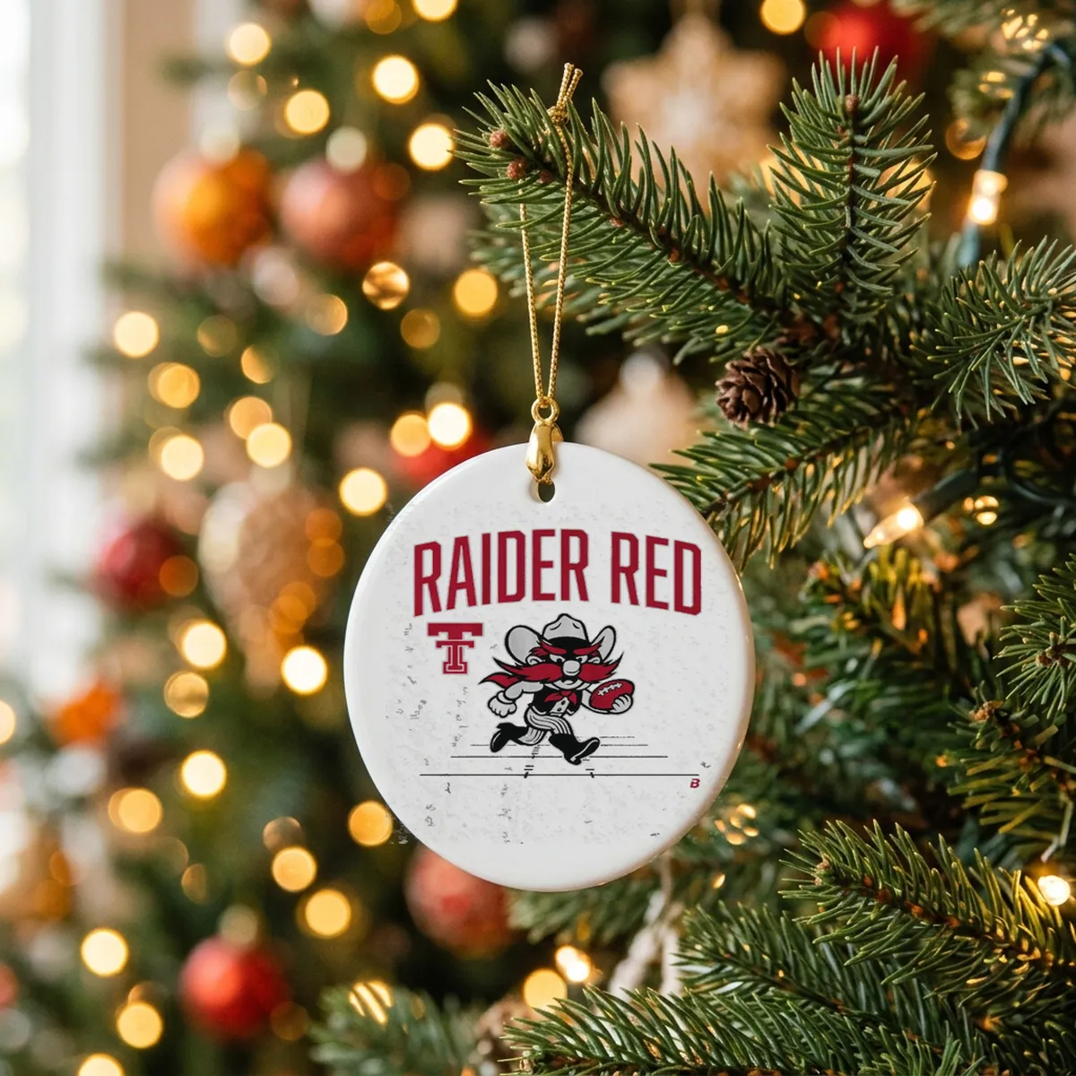 Texas Tech Football Gridiron Mascot T-Shirt - Design Preview