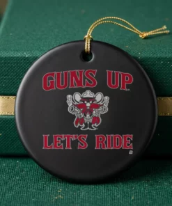 Texas Tech Red Raiders Guns Up LetS Ride Shirt - Back or Alternative Angle Mockup