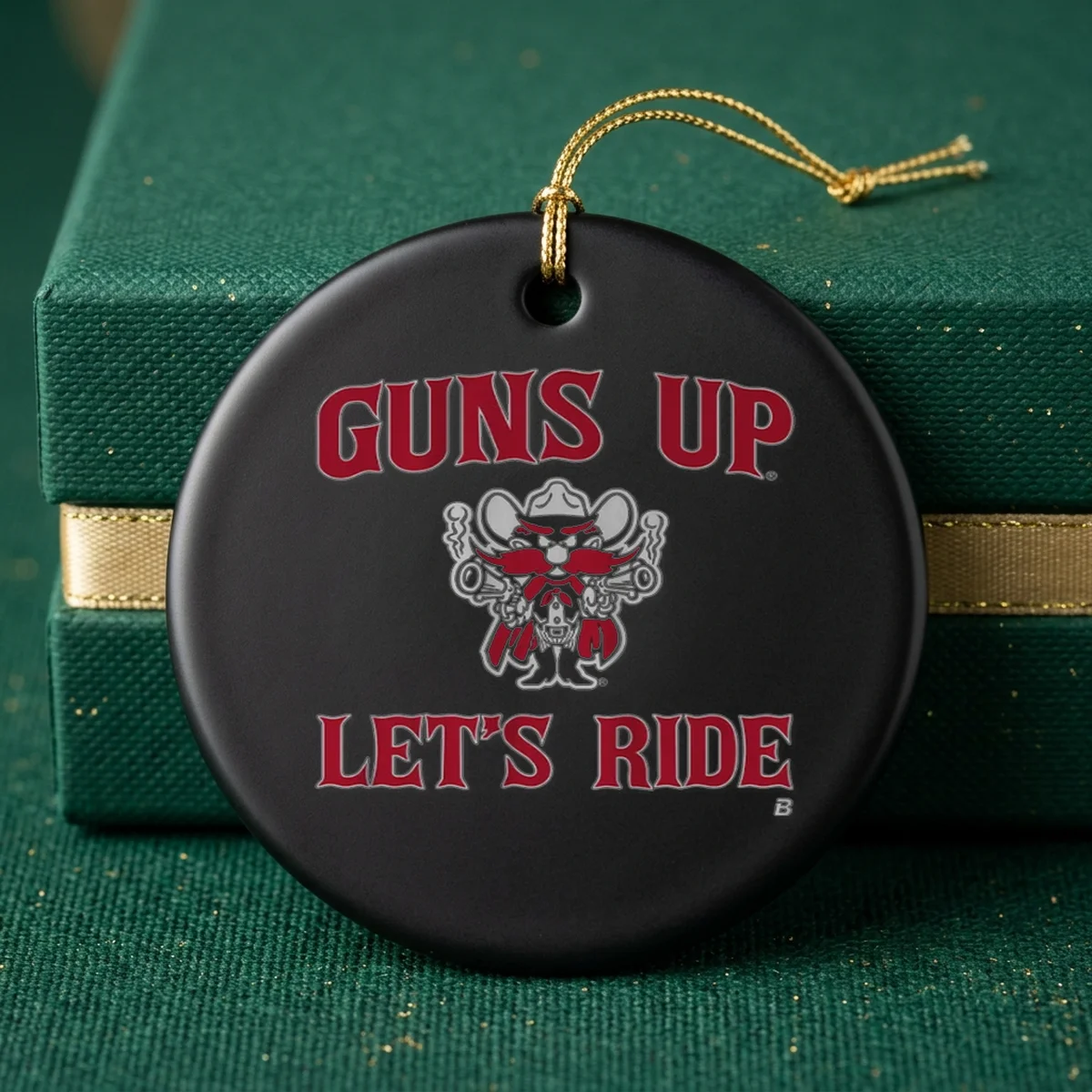 texas tech red raiders guns up let s ride ornament Texas Tech Red Raiders Guns Up LetS Ride Shirt - Back or Alternative Angle Mockup